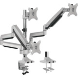 LogiLink Dreifach-Monitorarm, aus Aluminium, silber