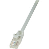 LogiLink Patchkabel, Kat. 5e, U/UTP, 0,5 m, grau