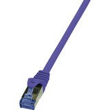 LogiLink Patchkabel, Kat. 6A, S/FTP, 1,5 m, violett