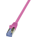 LogiLink Patchkabel, Kat. 6A, S/FTP, 2,0 m, pink