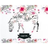 LogiLink glimmer Maus pad "Zebra"