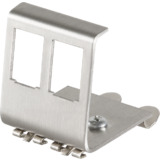 LogiLink hutschienen-adapter für 2 keystone Module, Metall