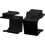 LogiLink keystone Modul Abdeckung, schwarz, Inhalt: 10 Stck