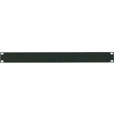 LogiLink 19" Blindplatte, 1 HE, schwarz (RAL9005)