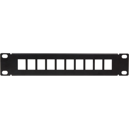 LogiLink 10" Keystone Patch Panel, schwarz