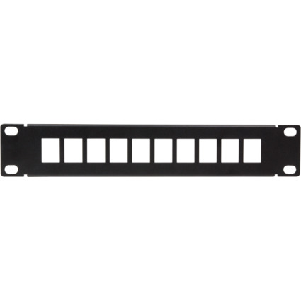 LogiLink 10" Keystone Patch Panel, schwarz