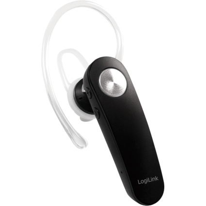 LogiLink Bluetooth 4.2 In-Ear Headset mit Ohrbgel, schwarz