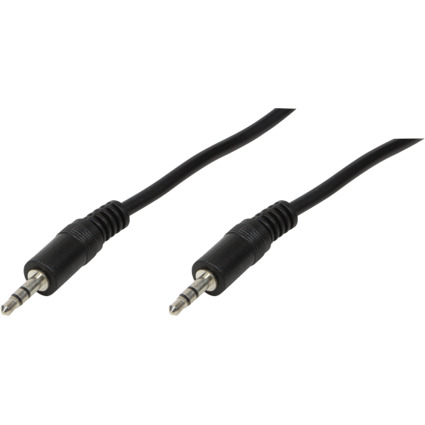 LogiLink Audiokabel, 2 x 3,5 mm Klinkenstecker, 0,2 m