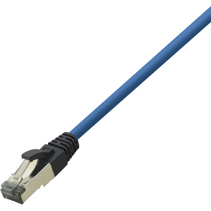 LogiLink Premium Patchkabel, Kat. 8.1, S/FTP, 1,0 m, blau