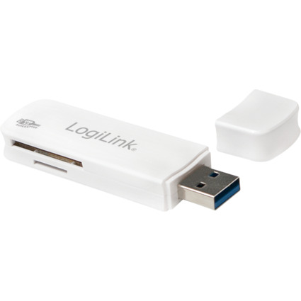 LogiLink USB 3.0 Mini Card Reader, weiß