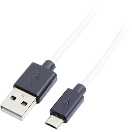 LogiLink USB 2.0 Kabel, USB-A - Micro USB-B Stecker, 1,8 m