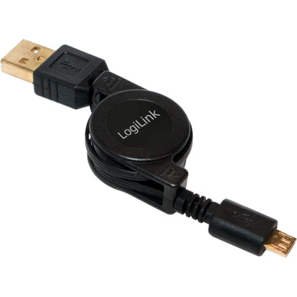 LogiLink Micro USB OTG Anschlusskabel, USB-A - Micro USB