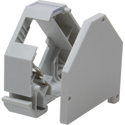 LogiLink Hutschienen-Adapter fr 1 Keystone Modul, lichtgrau