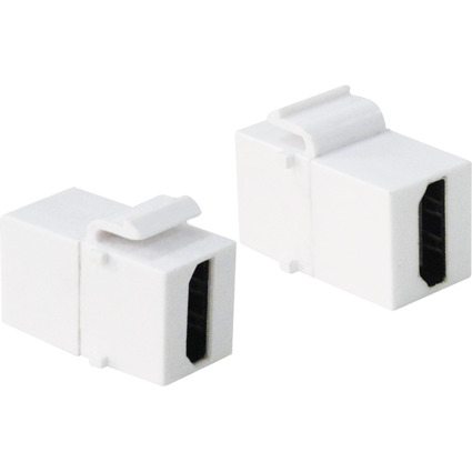 LogiLink Keystone Modular Verbinder HDMI, weiß