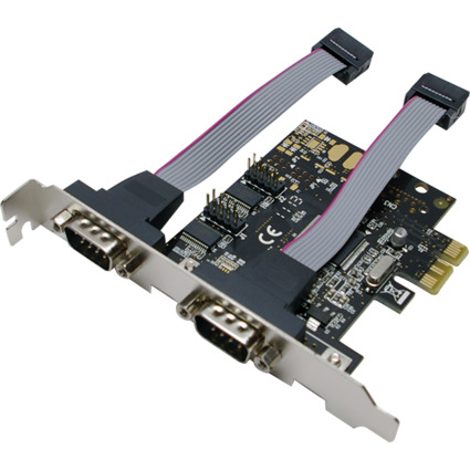 LogiLink Serielle RS-232 PCI-Express Karte, 2 Port