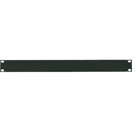 LogiLink 19" Blindplatte, 1 HE, schwarz (RAL9005)