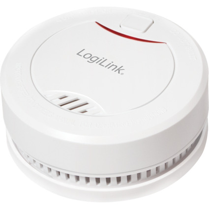 LogiLink Rauchmelder Longlife, wei, mit Lithium Batterie