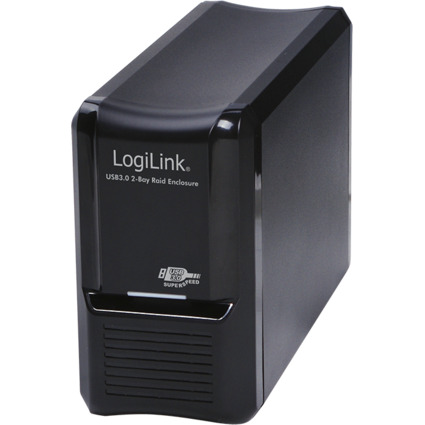 LogiLink Externes RAID Gehäuse, für 2x3,5" SATA Festplatten