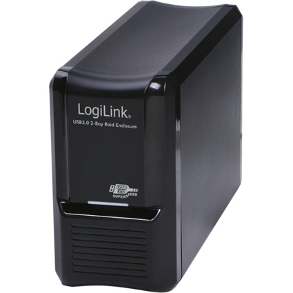 LogiLink Externes RAID Gehuse, fr 2x3,5" SATA Festplatten