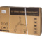 LogiLink Sitz-Steh Arbeitsplatz, für 1 Monitor, silber