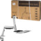 LogiLink Sitz-Steh Arbeitsplatz, für 1 Monitor, silber