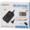 LogiLink USB-Tisch-Ladegerät, 6-Port, 32 Watt, schwarz