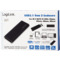 LogiLink M.2 SATA Festplatten-Gehuse, USB 3.1, schwarz