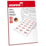 Kores Universal-Etiketten, Durchm.: 40 mm, weiß, 25 Blatt