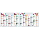 EXACOMPTA calendrier Multicolore 2024/2025, 550 x 405 mm