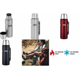 THERMOS isolierflasche STAINLESS KING, 1,2 Liter, silber