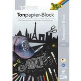 folia Tonpapierblock, din A3, 130 g/qm, schwarz