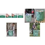 TerCasa Gartensack, 272 Liter, aus Polypropylen, grün