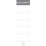 EXACOMPTA Ordnerrcken-Etiketten, 28 x 185 mm, wei