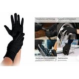 HYGOSTAR baumwoll-handschuh Nero, schwarz, L