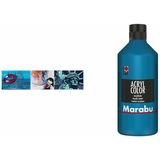 Marabu acrylfarbe Acryl Color, 500 ml, blattgrn 282