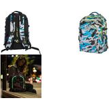 WHEEL bee Freizeit-Rucksack generation Z, camouflage blau