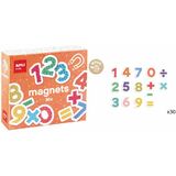 APLI kids Jeu de magnets "123 chiffres", 30 magnets