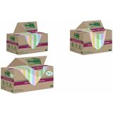 Post-it super Sticky recycling Notes, 47,6 x 47,6 mm, farbig