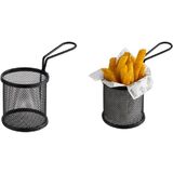 APS servier-frittierkorb SNACKHOLDER, 80 mm, schwarz