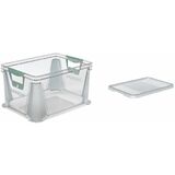 keeeper aufbewahrungsbox "luis", 20 Liter, transparent