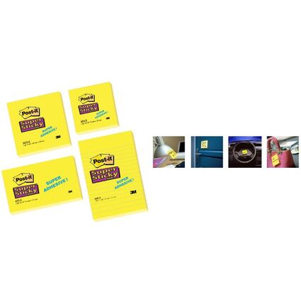 Post-it Haftnotizen Super Sticky Notes, 102x152 mm