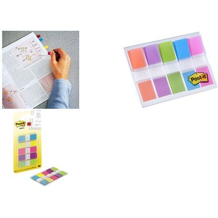 Post-it Haftstreifen Index mini, 11,9 x 43,2 mm, 5-farbig