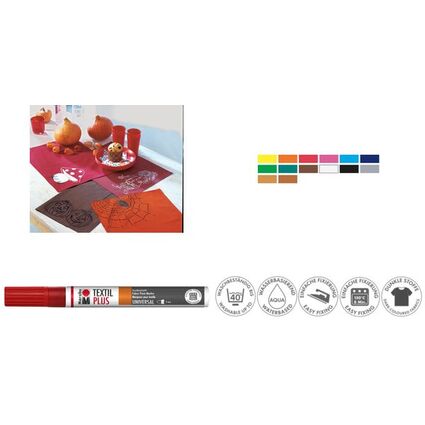 Marabu Stoffmalstift Textil Painter Plus, dunkelgrn 068