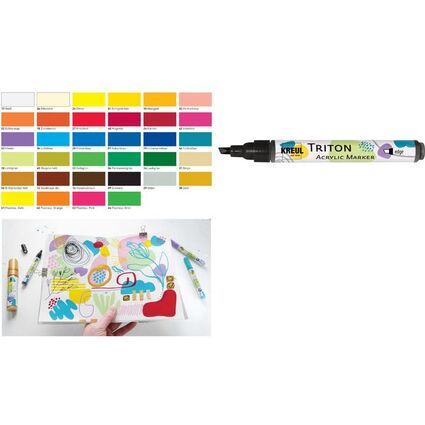 KREUL Acrylmarker TRITON Acrylic Marker, primrblau