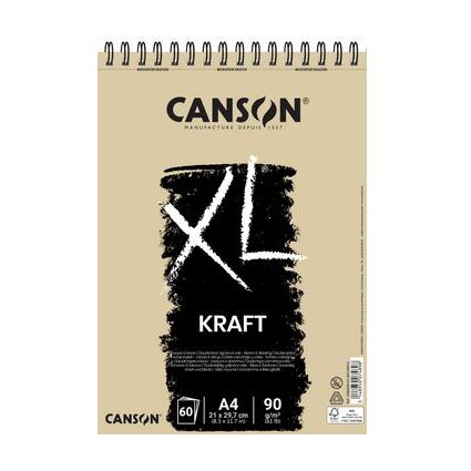 CANSON Skizzen- und Studienblock XL KRAFT, DIN A4