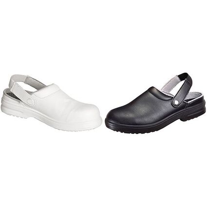 HYGOSTAR Sicherheitsschuh Clog CLASSIC, Gre: 40, wei