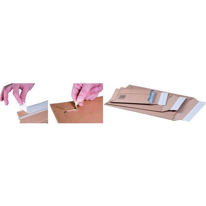 SMARTBOXPRO Versandtasche, Wellpappe, braun, DIN A3