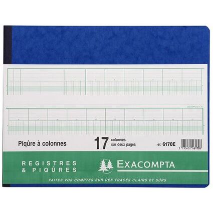 EXACOMPTA Piqre  colonnes, 17 colonnes, 24 lignes