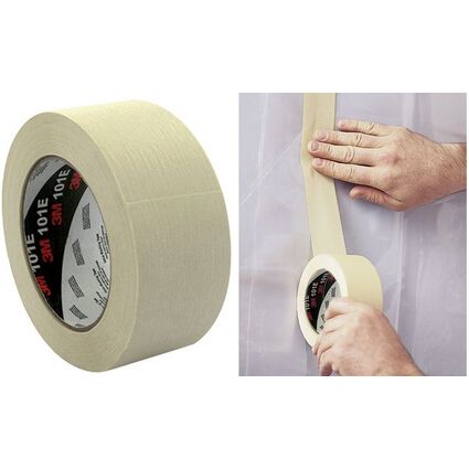 3M Krepp-Klebeband 101E, 24 mm x 50 m, Papier, beige