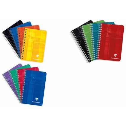 Clairefontaine Carnet spirale, 75 x 120 mm, quadrill 5/5